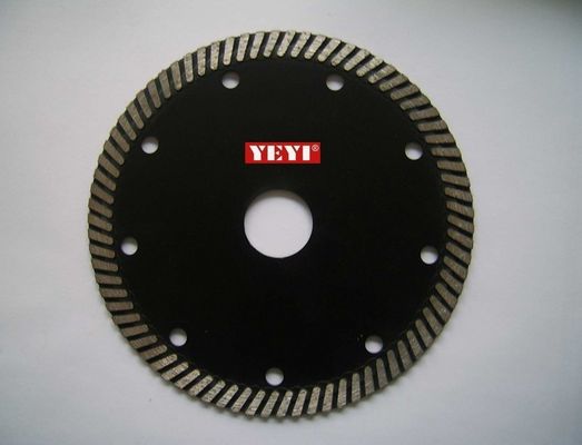 105mm 터보 다이아몬드는 톱날, 소결된 뜨거운 누른, 좁은 이를 4"