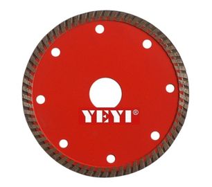 105mm 다이아몬드는 절단 화강암을 위해 톱날 소결된 터보 유형을