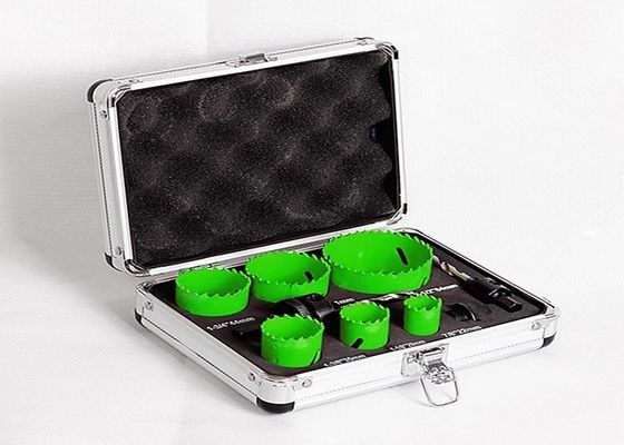 교련 7/8"는 1-1/8" 22mm 29mm 2 인치 구멍 스테인리스/알루미늄 상자를 가진 톱 세트를