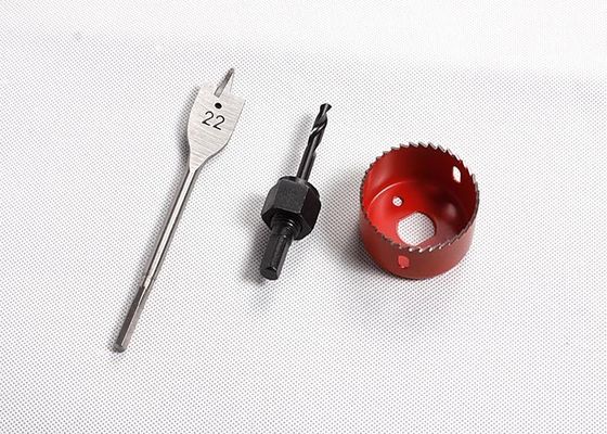 대직경 2-1/8" 54mm는 7/8" 22mm 구멍 안으로 나무/플라스틱을 자르기 교련할 것을 보았습니다