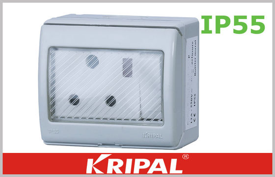 남아프리카 옥외 마개 소켓/15 Amp 둥근 핀 소켓 250V