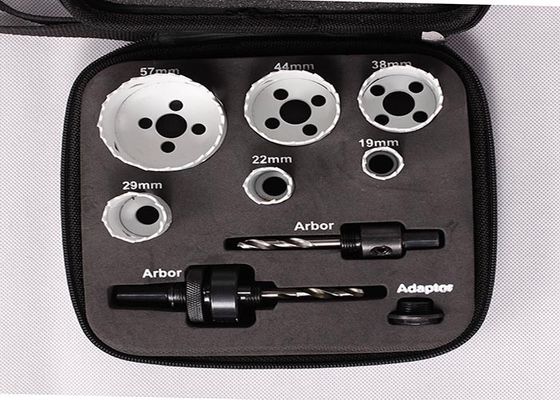 HSS 비스무트 금속 구멍은 톱 세트 35mm 피복 상자를 가진 깊은 곳에서 삭감된 구멍 절단기 드릴용 날을