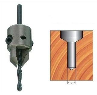경첩 / countersink TCT 드릴 비트, 브래드 포인트 또는 V 포인트